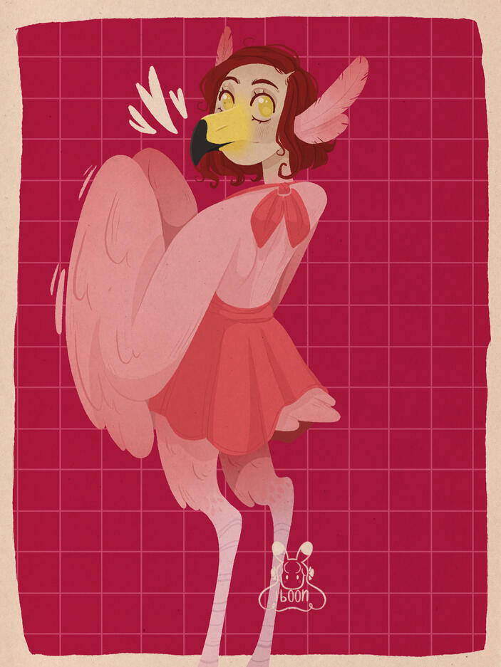 fullbody + color block background