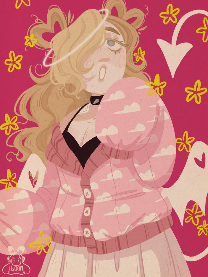 halfbody + simple background